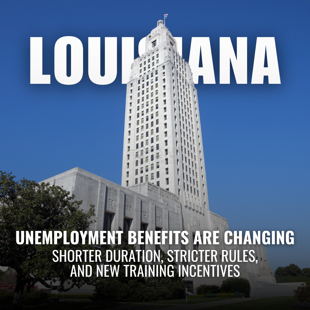Major Changes to Louisiana’s Unemployment Insurance Starting 2025