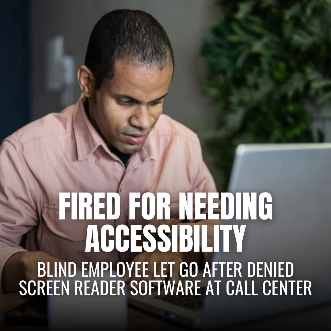 Outsourcing Firm Pays $250K After Firing Blind Employee Over Denied Software Accommodation