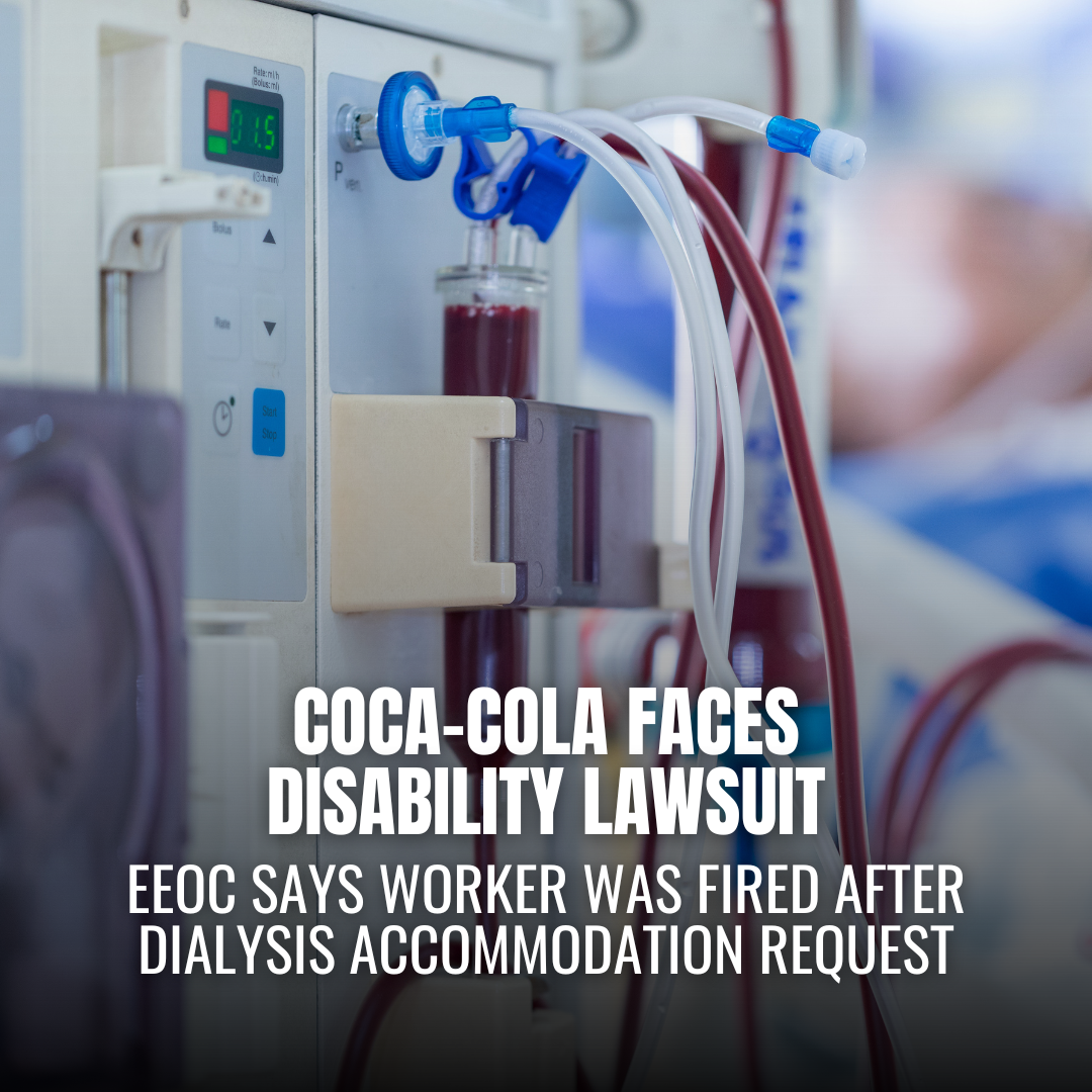 Coca-Cola Bottling Company United Faces EEOC Disability Discrimination Lawsuit