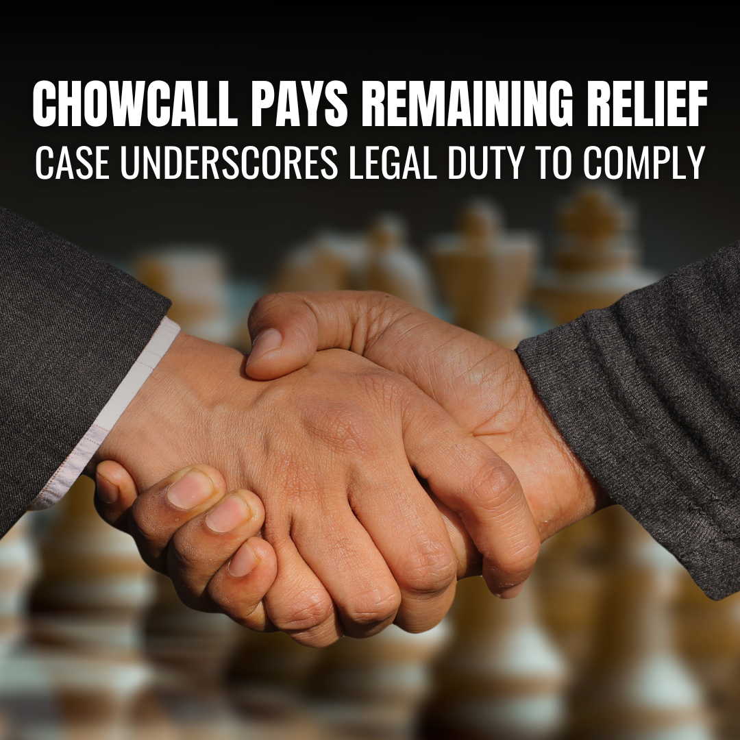 ChowCall Resolves EEOC Enforcement Action After Conciliation Agreement Breach