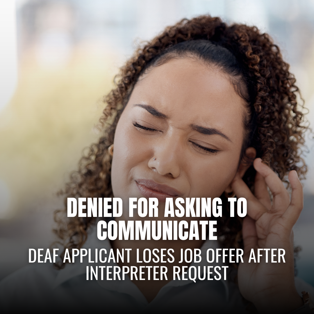 Amazon Delivery Partner Sued After Deaf Applicant Denied Interpreter and Job Offer Revoked