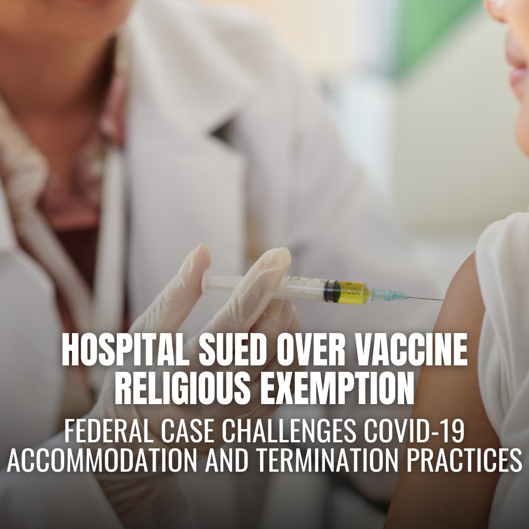 Advocate Aurora Health Sued Over COVID-19 Vaccine Religious Accommodation Denial