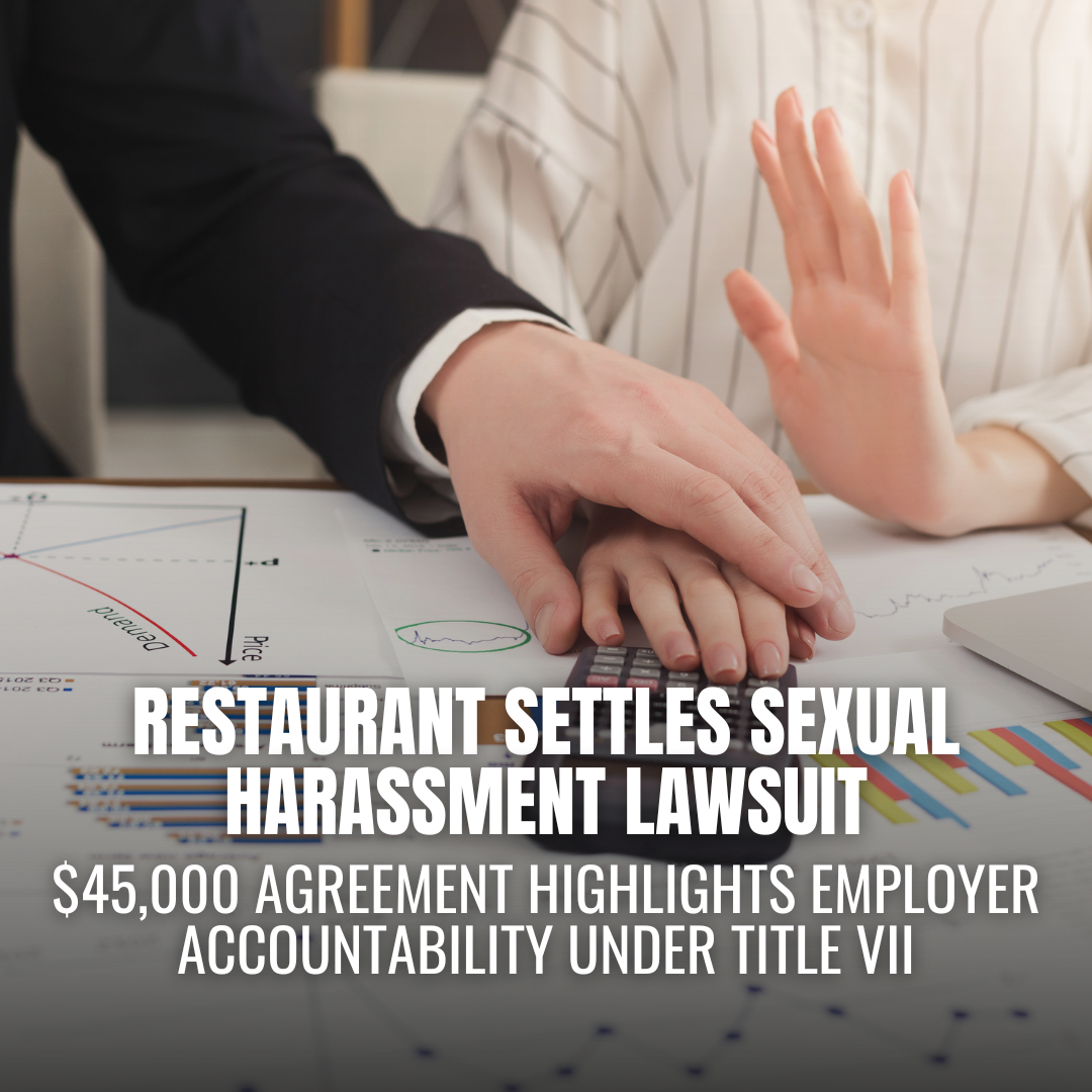Wall Street Grill Agrees to $45,000 Settlement Over Sexual Harassment Claims