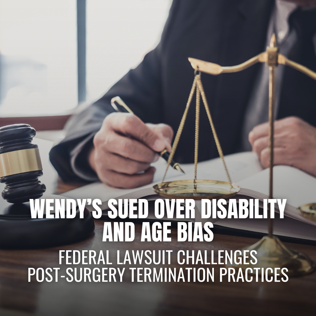 Wendy’s Faces Federal Lawsuit Alleging Disability and Age Discrimination Against Veteran Manager