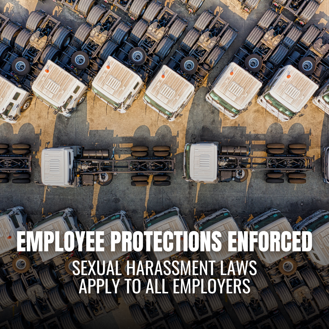 Wyoming Trucking Company Agrees to $124,000 Settlement Over Workplace Sexual Harassment Allegations
