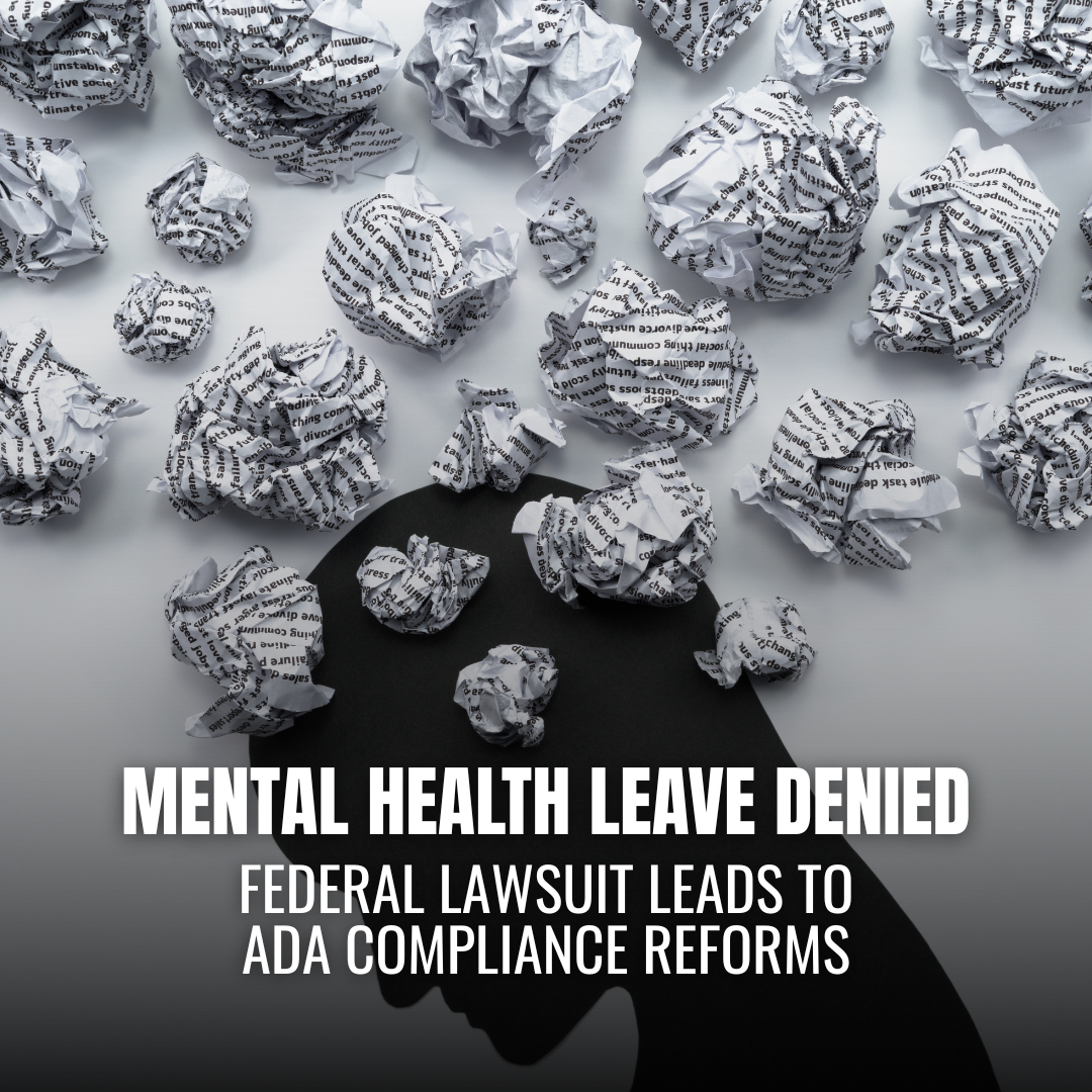 Peak Performers Agrees to $160,000 Settlement in Federal Disability Discrimination Case