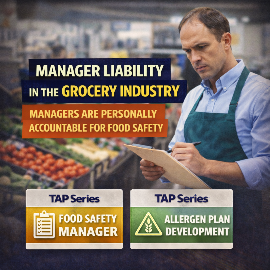Manager Liability in the Grocery Industry: Managers Are Personally Accountable for Food Safety