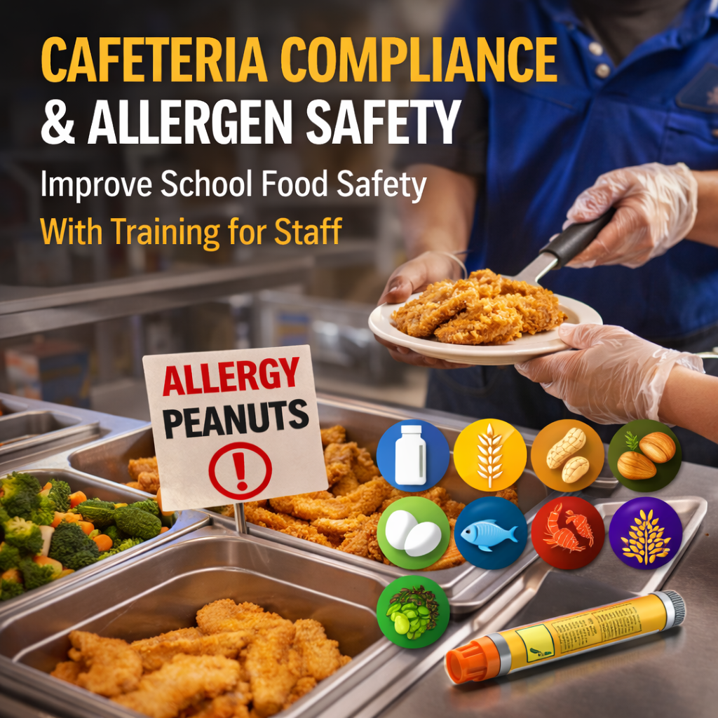 Food Safety in Schools: Why Cafeteria Compliance and Allergen Awareness Matter