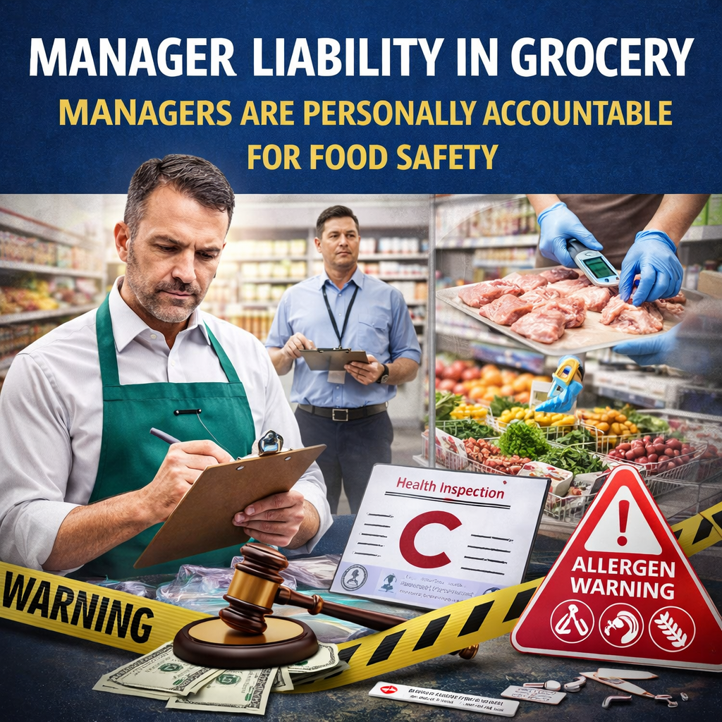 Manager Liability in Grocery: Why Food Safety Accountability Starts at the Top
