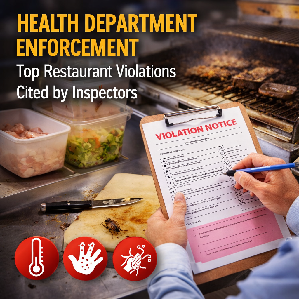 Health Department Inspections: What Restaurants Get Cited for Most