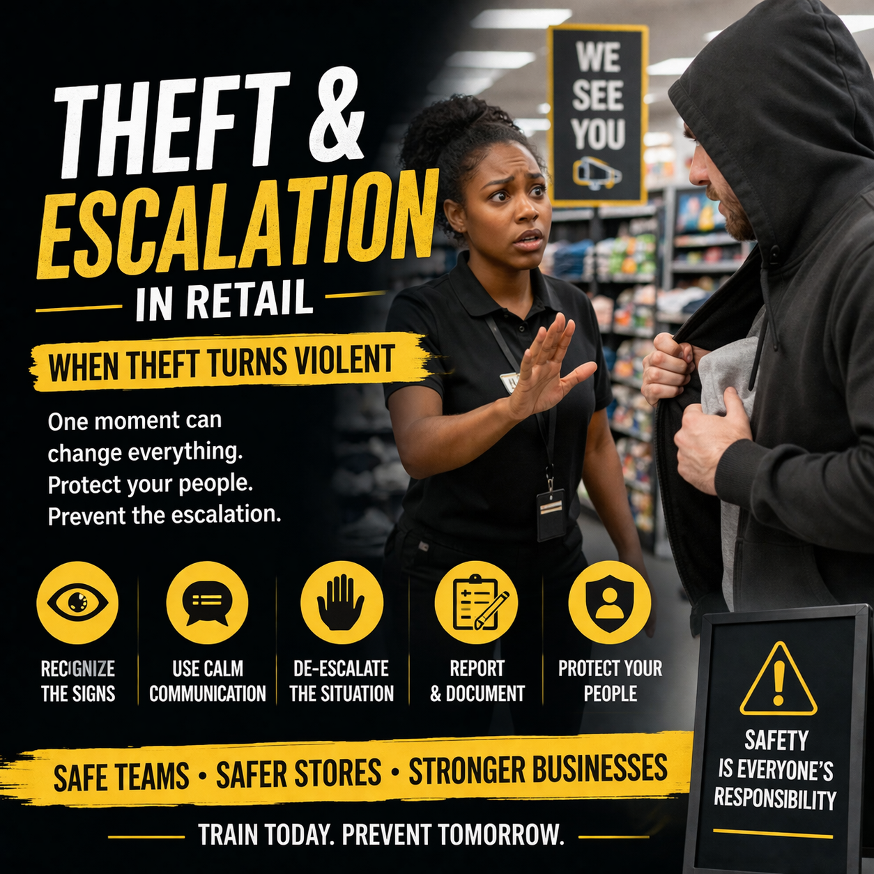 Theft and Escalation in Retail: When Shoplifting Turns Into Workplace Violence