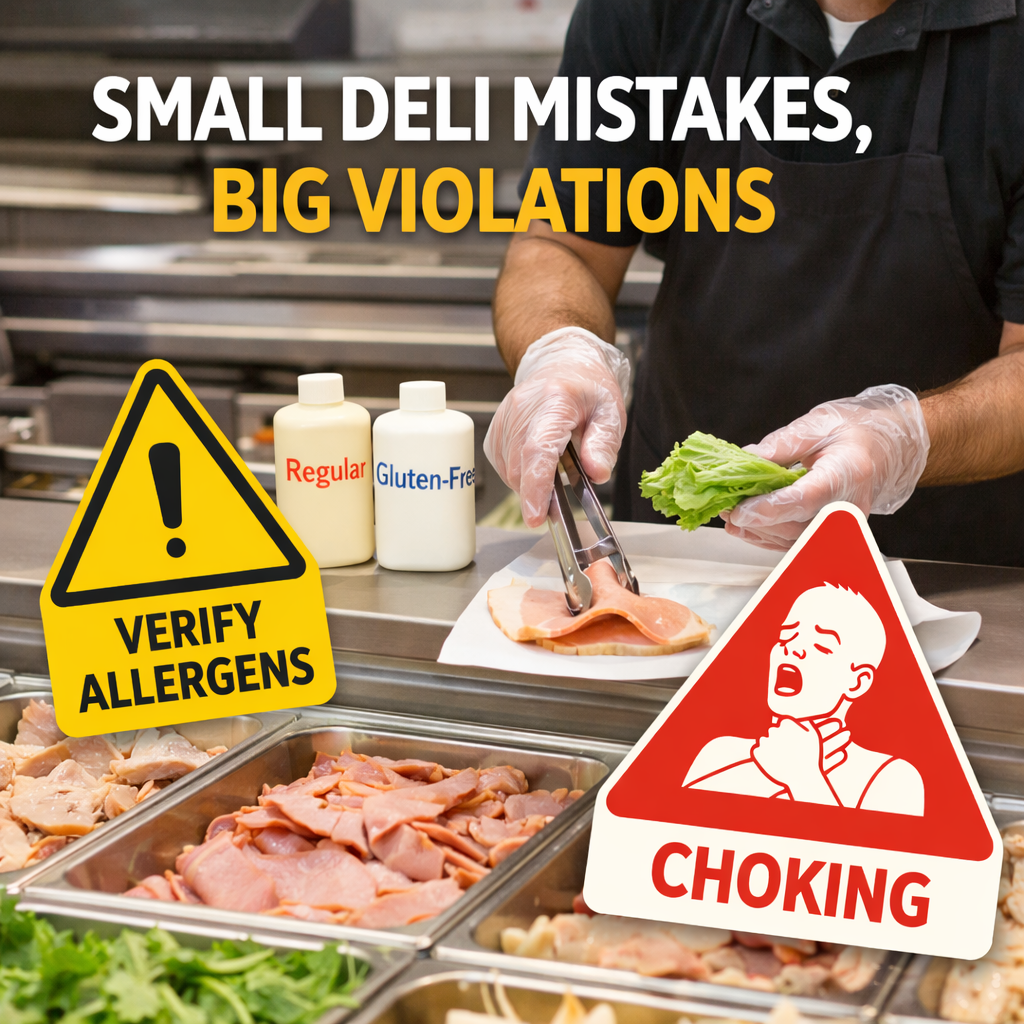 How Small Deli Mistakes Lead to Major Violations