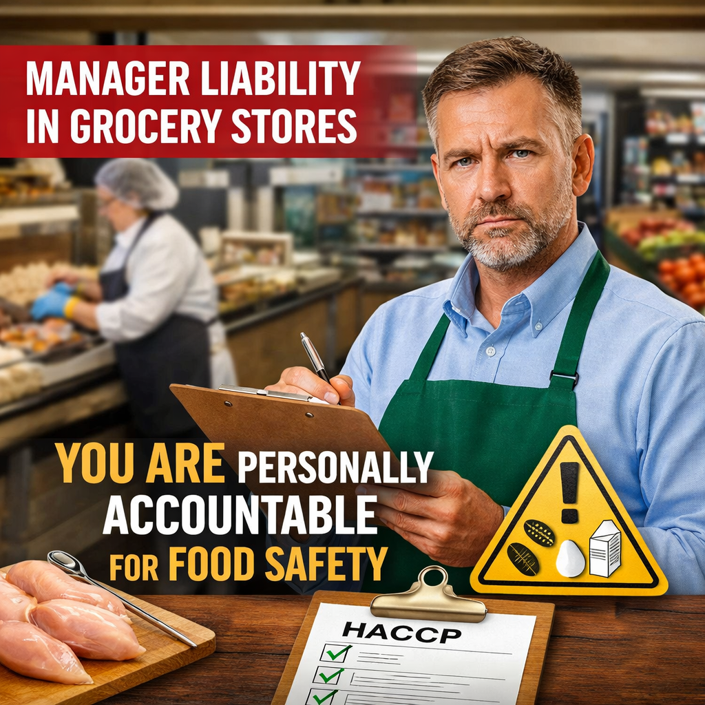 Manager Liability in Grocery Operations Starts with Food Safety Accountability