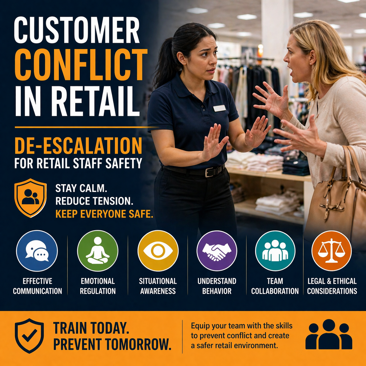 Customer Conflict in Retail: Why De-Escalation Is Critical for Staff Safety