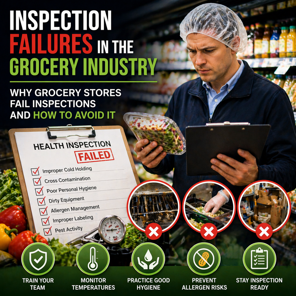 Why Grocery Stores Fail Inspections and How to Avoid It