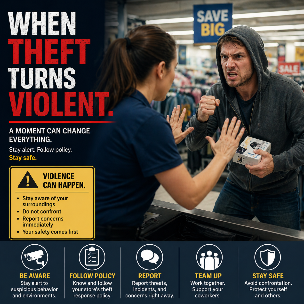 When Theft Turns Violent: Why Retail Businesses Need to Prepare for Escalating Incidents