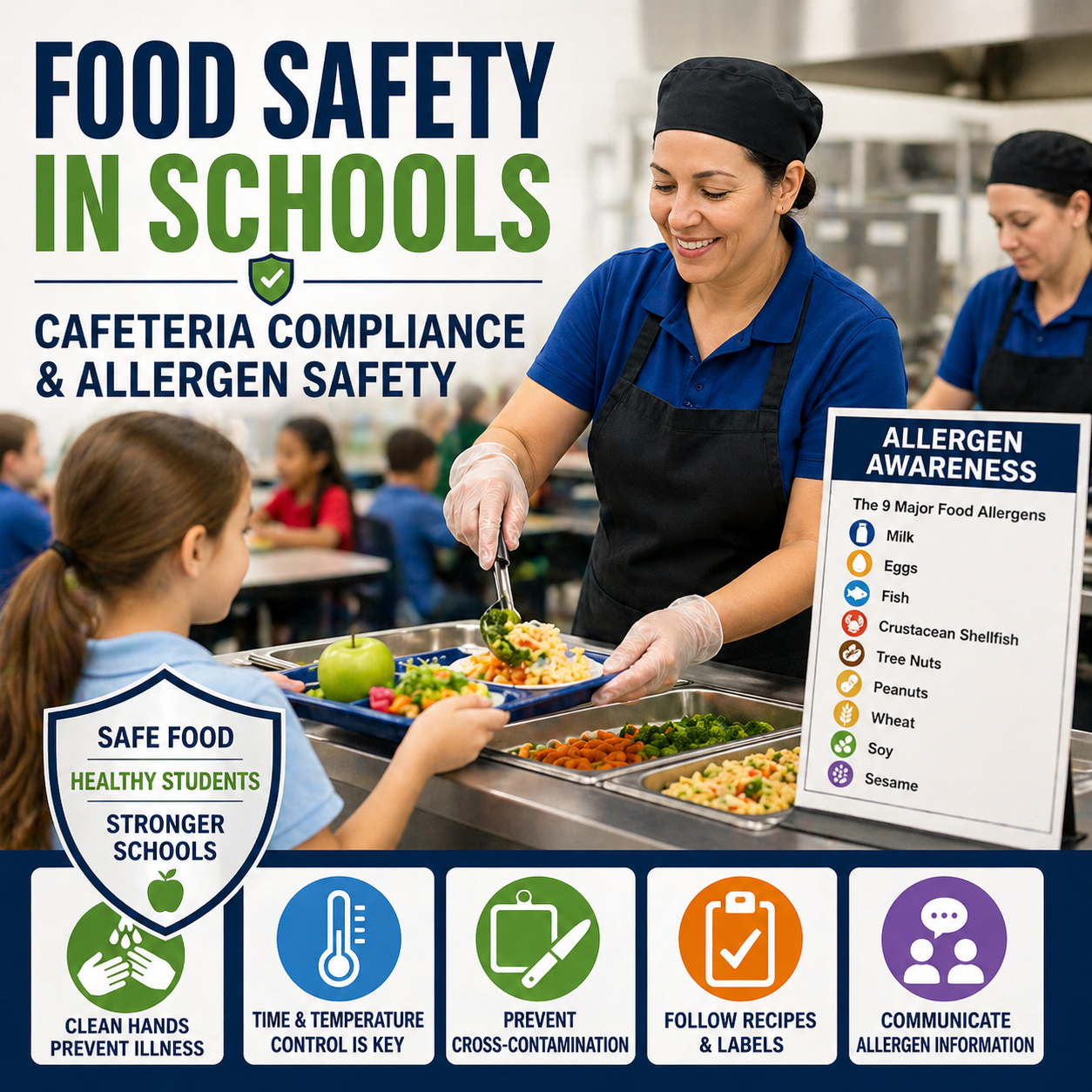 Why Food Safety in School Cafeterias Requires Constant Attention