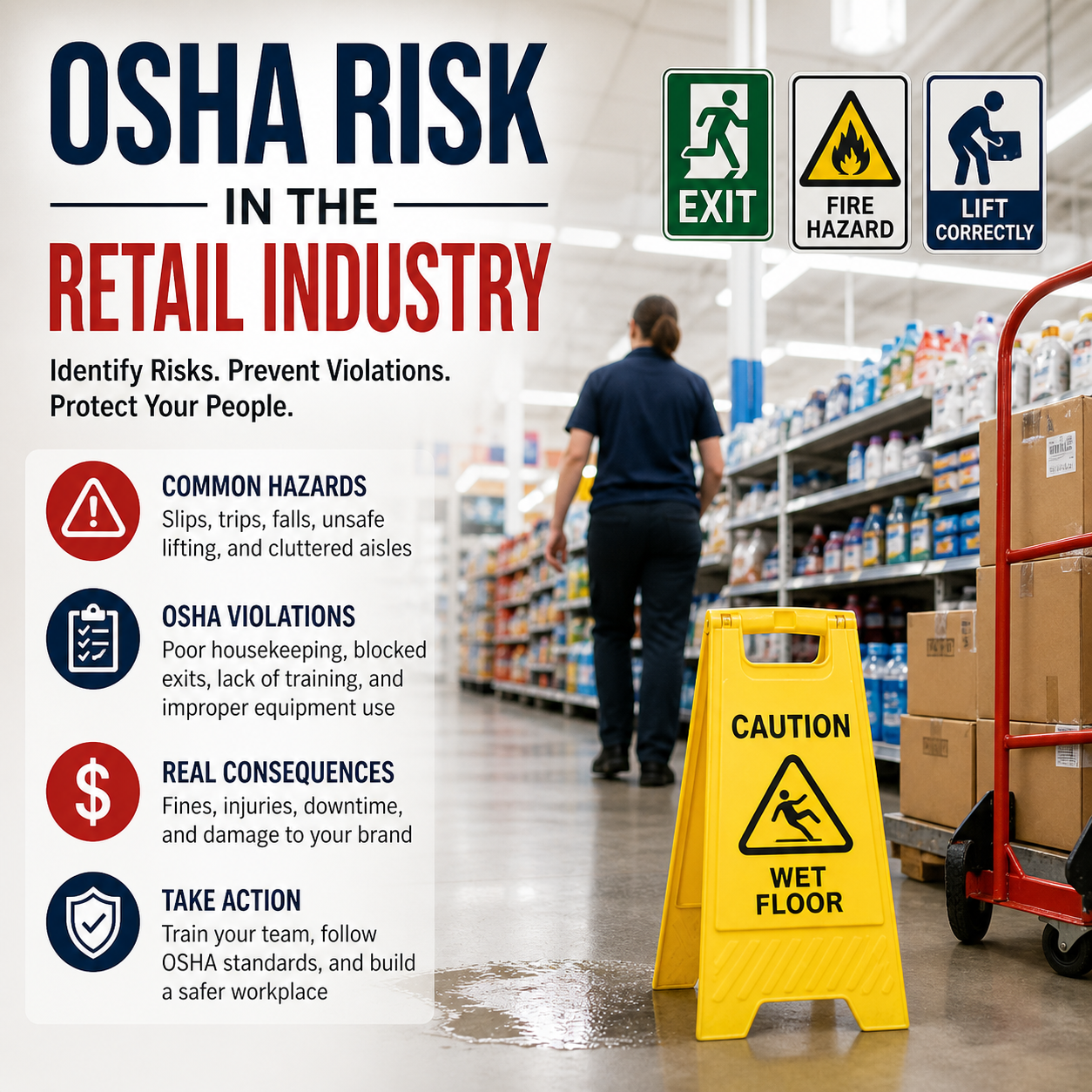 OSHA Risk in Retail: How Everyday Operations Turn Into Costly Violations