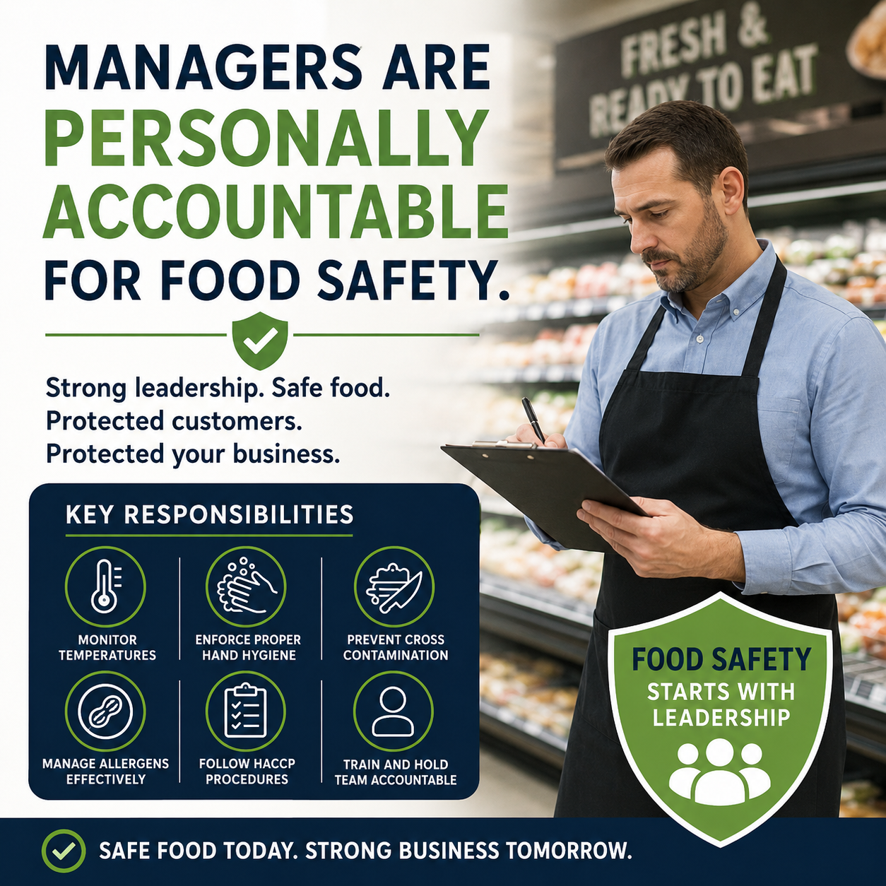 Manager Liability in Grocery Stores Starts With Food Safety Leadership