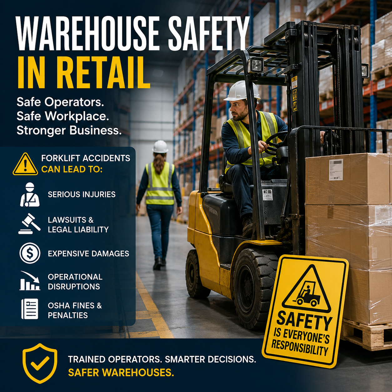 Warehouse Safety in Retail Starts With Forklift Accountability and Training