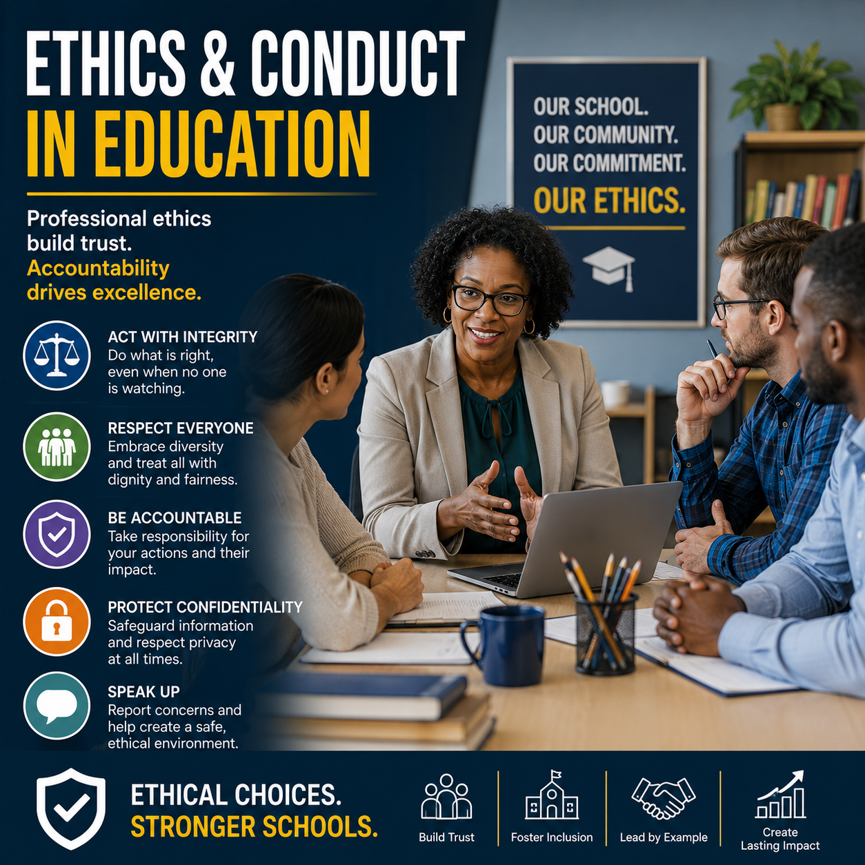 Professional Ethics and Accountability Are Essential in Modern Education Workplaces