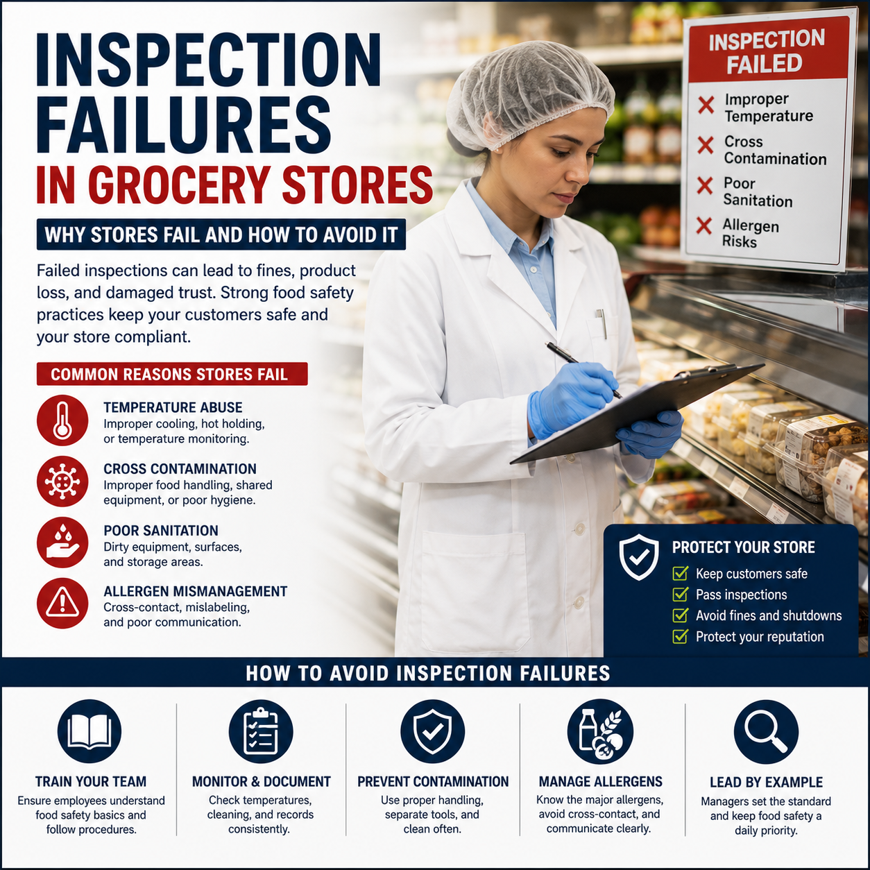 Inspection Failures in Grocery Stores: Why They Happen and How to Avoid Them