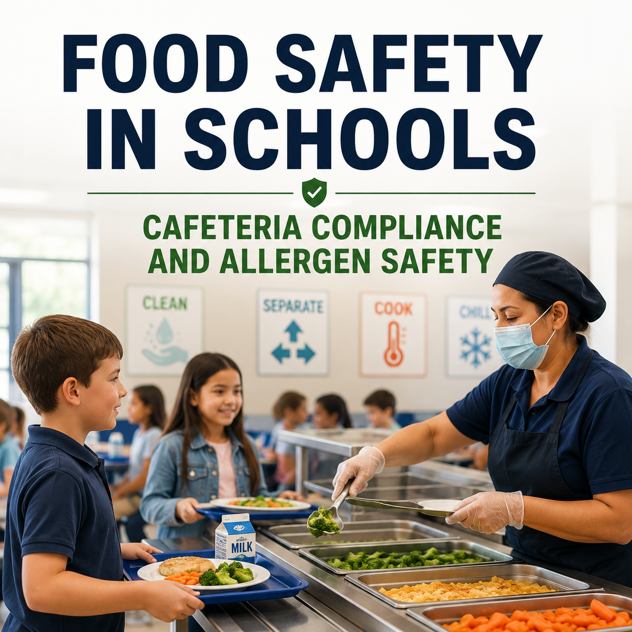 Food Safety in Schools: Cafeteria Compliance and Allergen Safety in Education