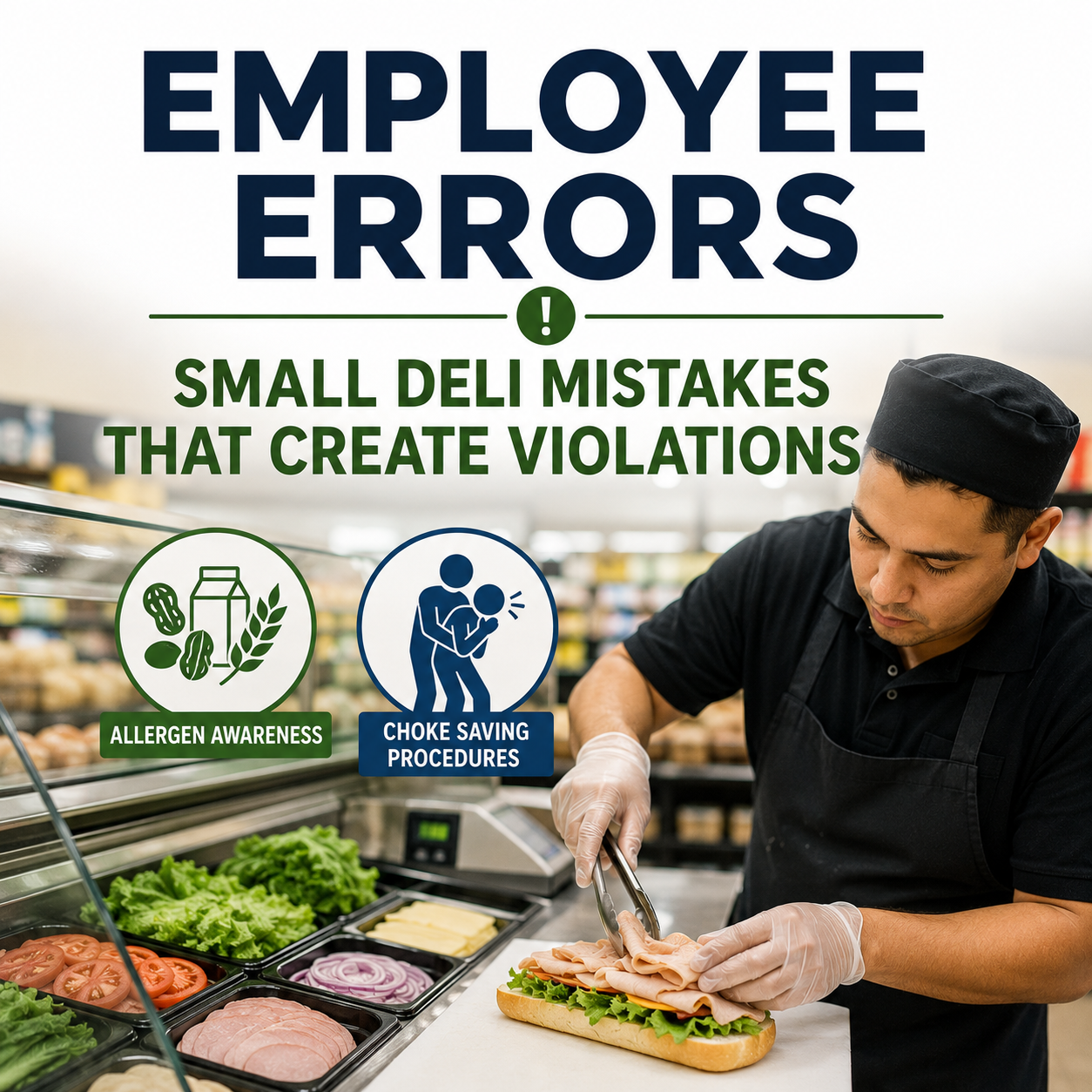 Employee Errors in Grocery Stores: Small Deli Mistakes That Create Serious Violations