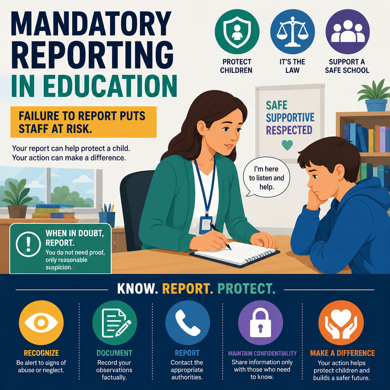 Mandatory Reporting in Education: Why Failure to Report Puts Staff at Risk