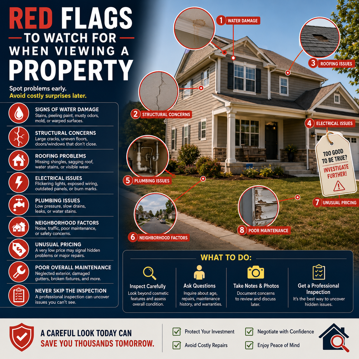 Red Flags to Watch for When Viewing a Property