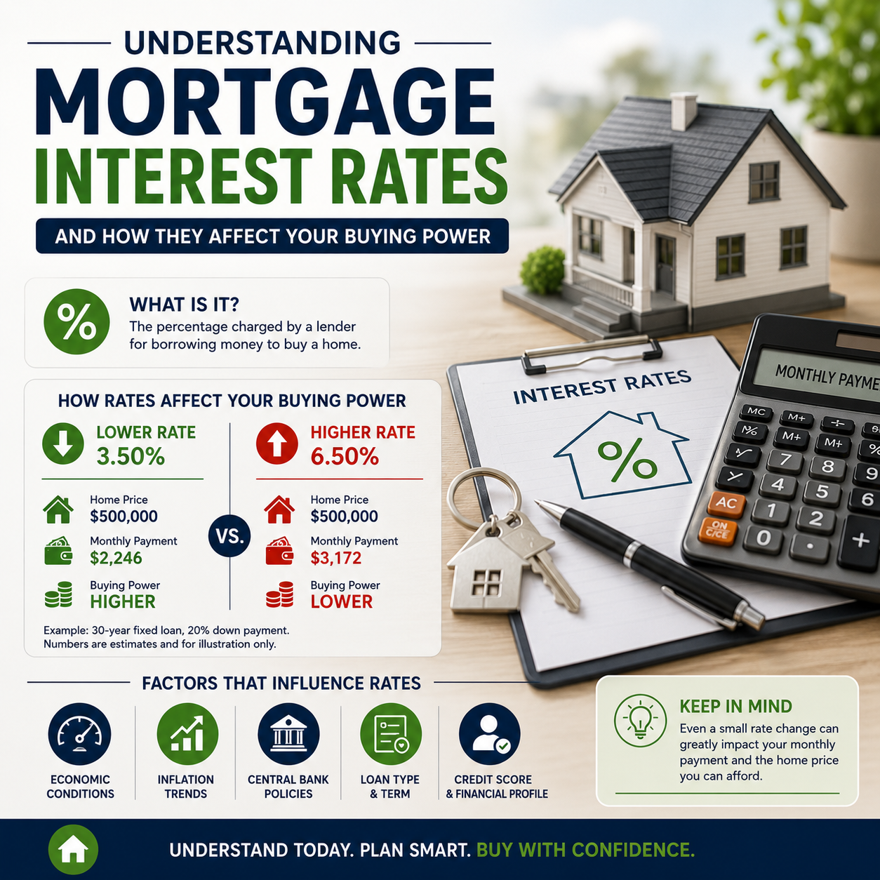 Understanding Mortgage Interest Rates and How They Affect Your Buying Power