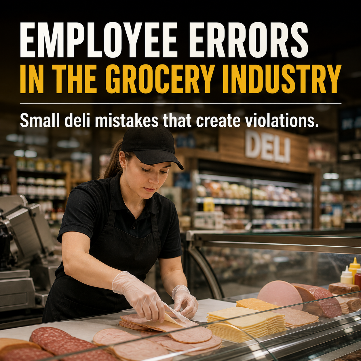 Employee Errors in Grocery Stores: Small Deli Mistakes That Create Violations