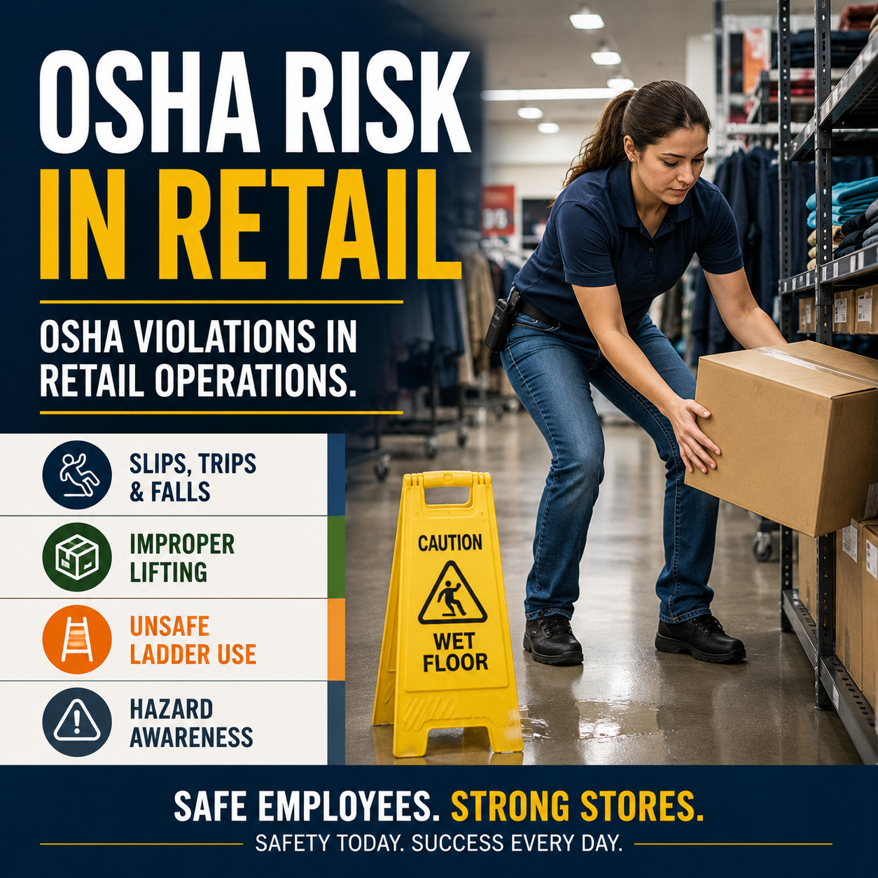 OSHA Risk in Retail: Understanding OSHA Violations in Retail Operations