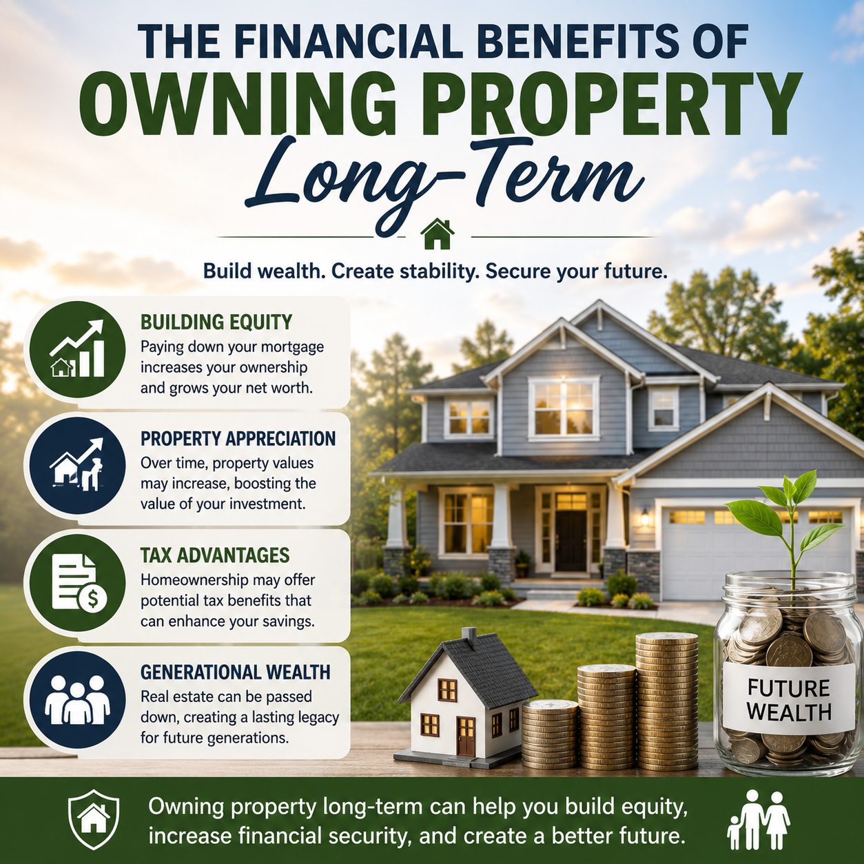 The Financial Benefits of Owning Property Long-Term: Building Equity and Future Wealth