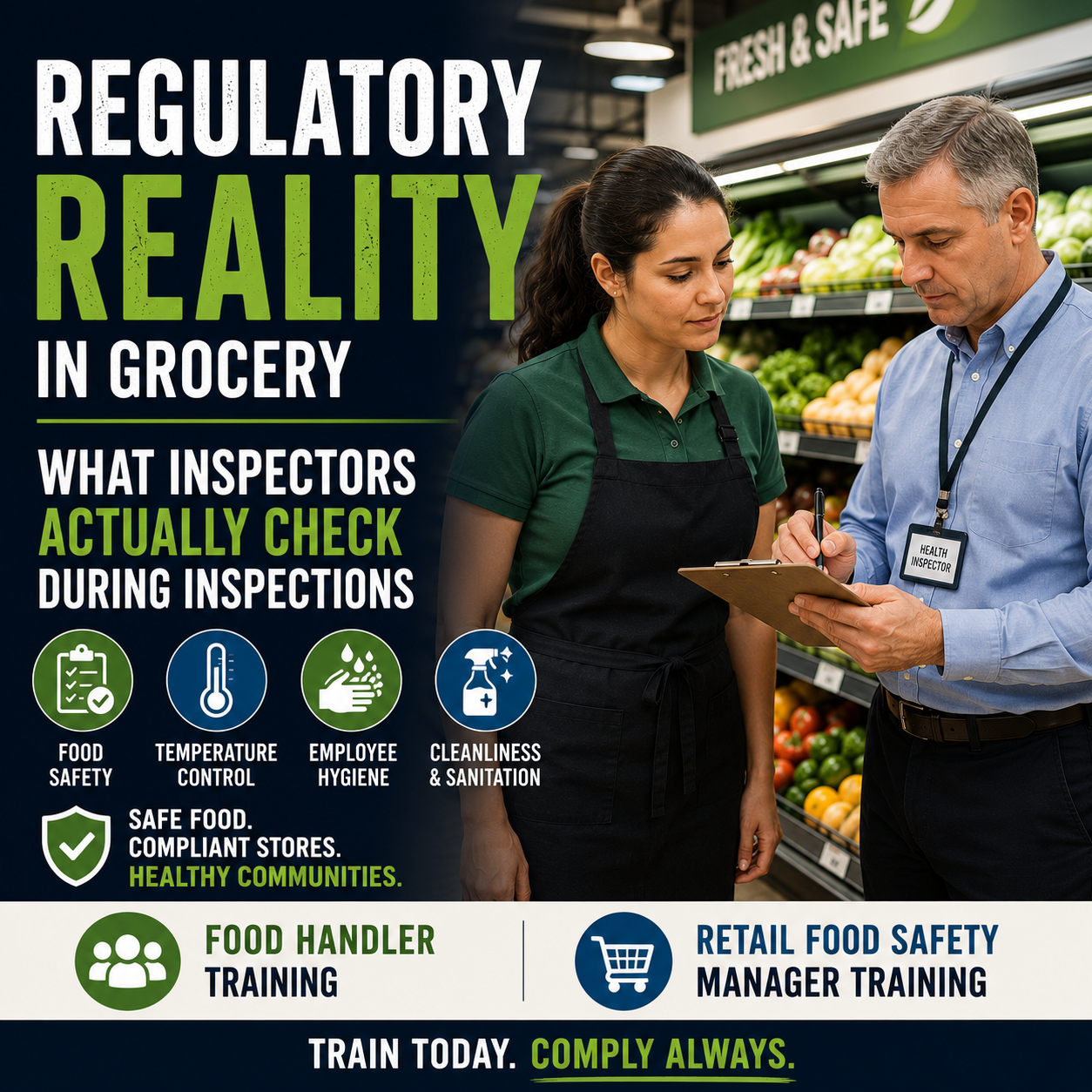 Regulatory Reality in Grocery Stores: What Inspectors Actually Check During Grocery Inspections