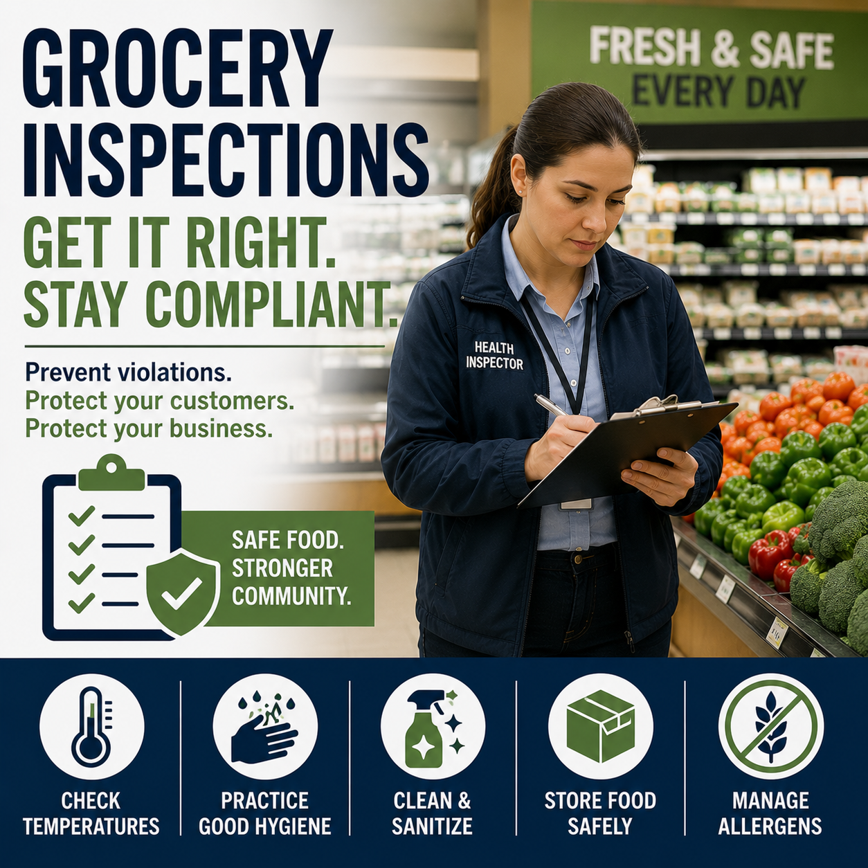 Inspection Failures in Grocery Stores: Why Grocery Stores Fail Inspections and How to Avoid It