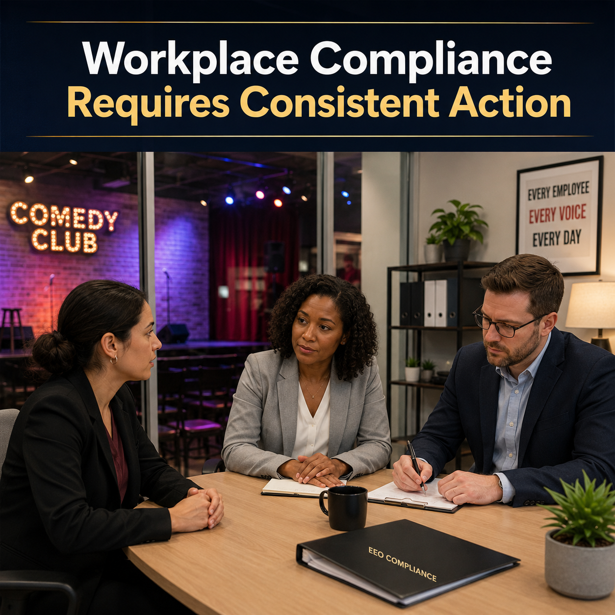 Louisville Comedy Club Conciliation Highlights the Importance of Harassment Prevention and Workplace Compliance