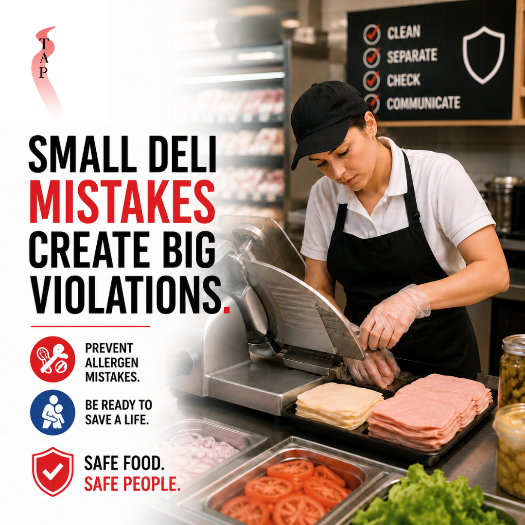 How Everyday Deli Employee Errors Can Result in Grocery Inspection Failures