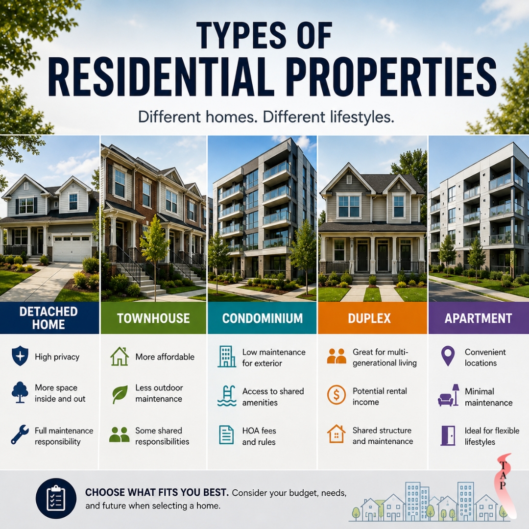 Understanding the Different Types of Residential Properties