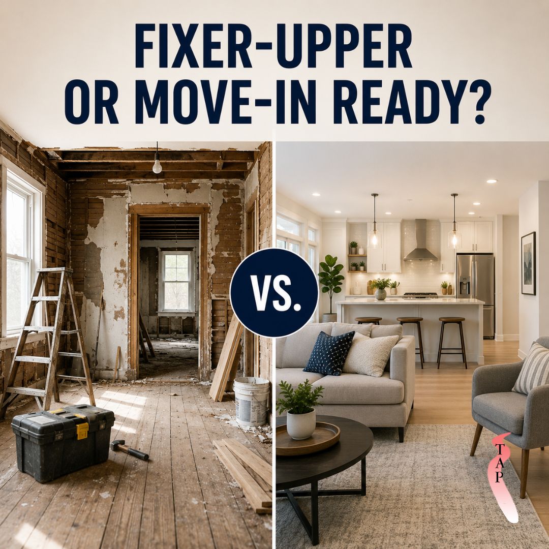 Fixer-Upper vs. Move-In Ready: Which Home Is Right for You?