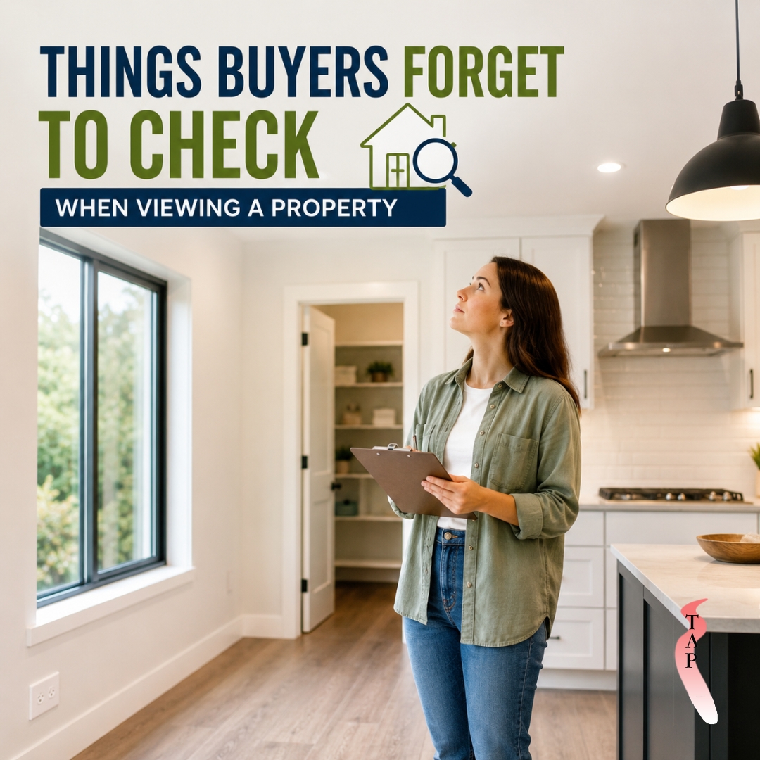 Things Buyers Forget to Check When Viewing a Property