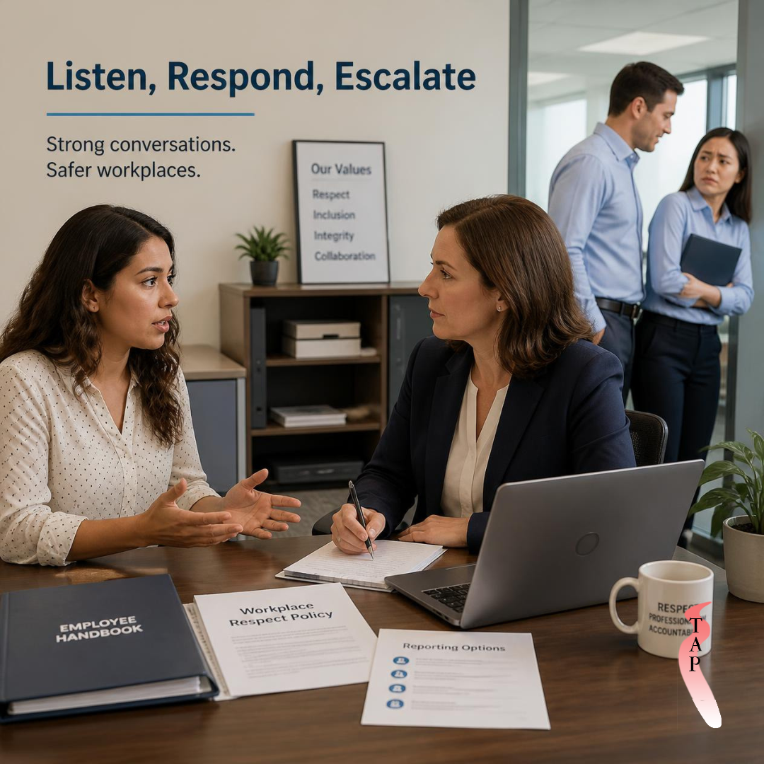 How Managers Can Respond When an Employee Raises a Harassment Concern