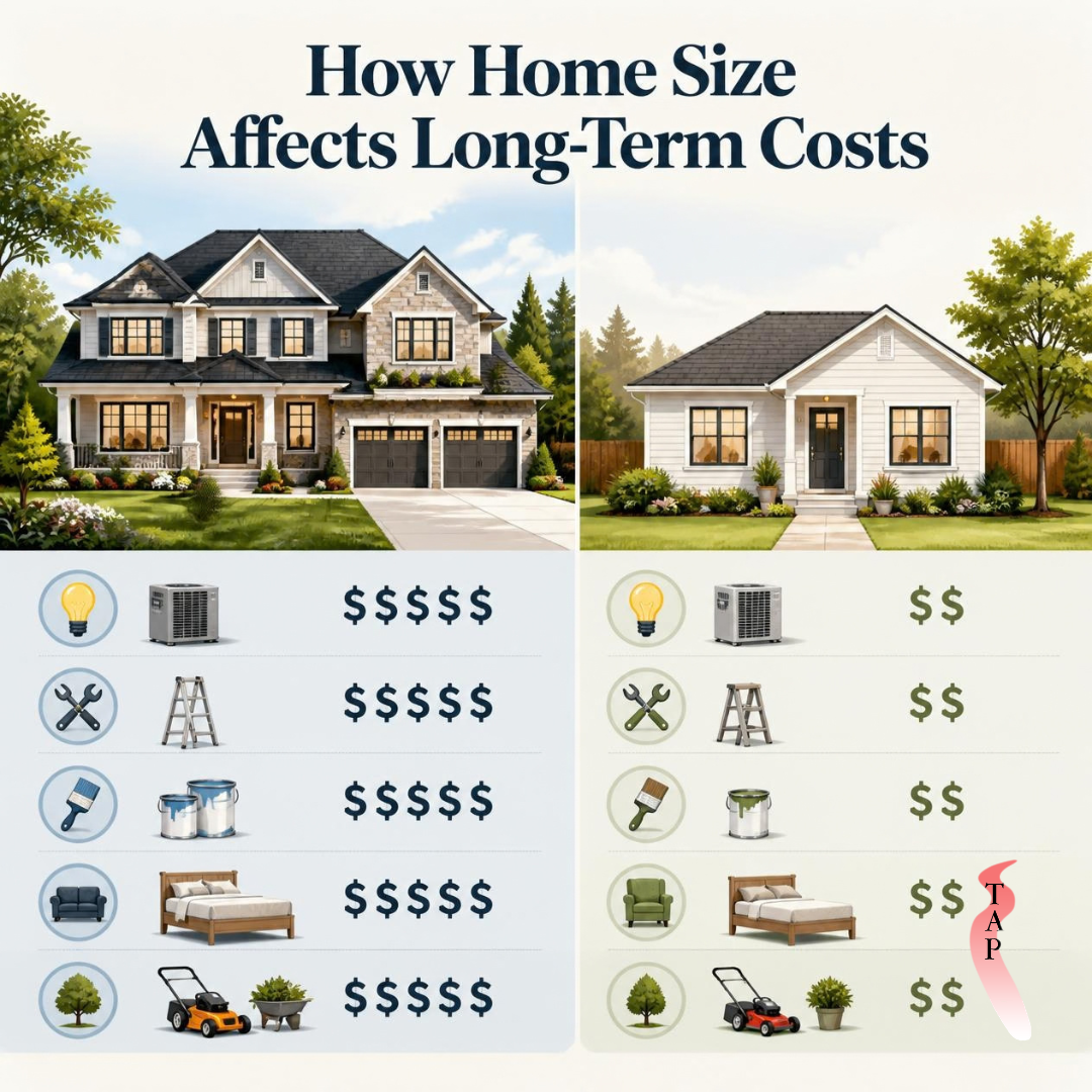 How Property Size Affects Long-Term Homeownership Costs